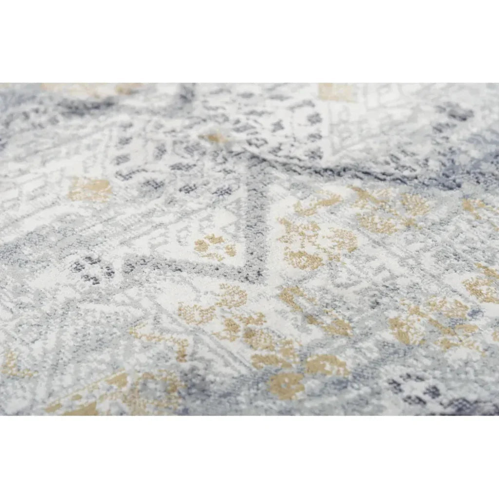 Dirk Diamond Gray Kitchen Hallway Runner Rug - LOOMLAN - LOOMLAN - Area Rugs