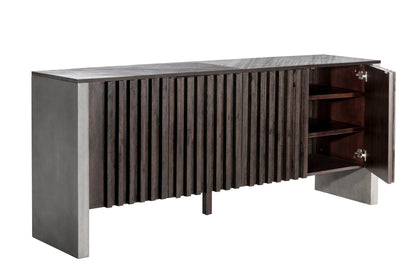 Bane Sideboard Contemporary Wood And Concrete Design