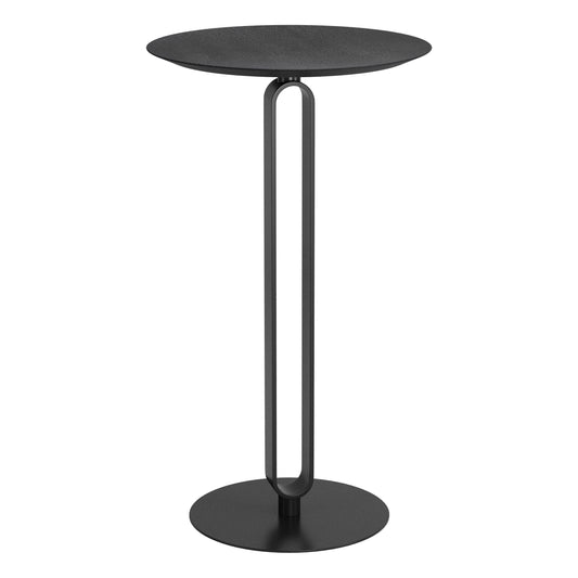 Derry Black Round Bar Table