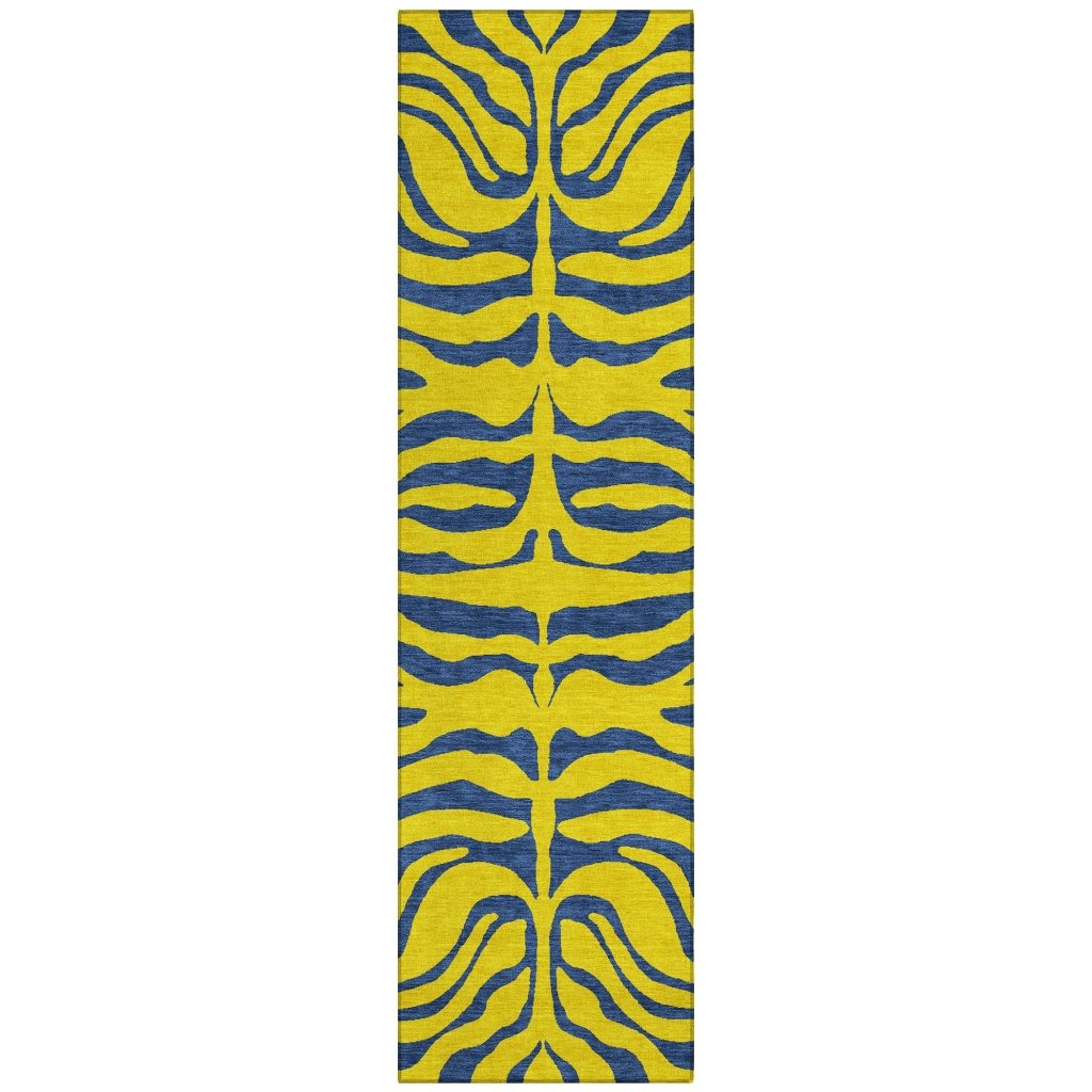 LOOMLAN Rugs Fernelle Gold Washable Indoor-Outdoor Rug