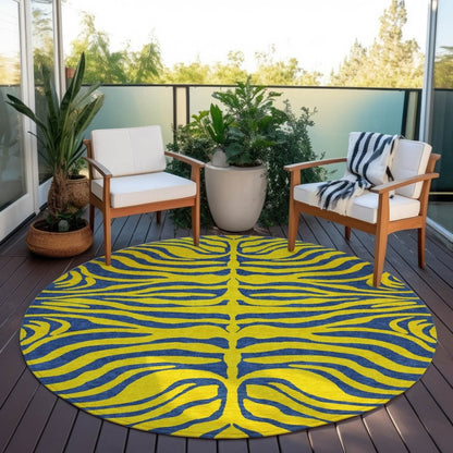 LOOMLAN Rugs Fernelle Gold Washable Indoor-Outdoor Rug