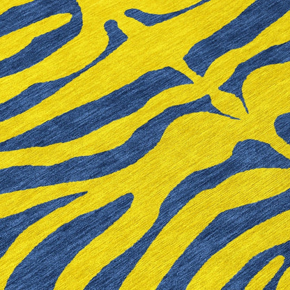 LOOMLAN Rugs Fernelle Gold Washable Indoor-Outdoor Rug