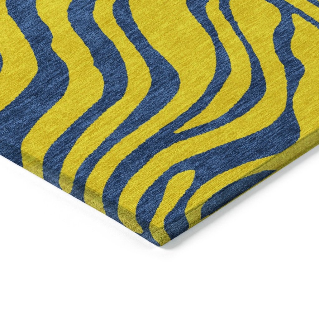 LOOMLAN Rugs Fernelle Gold Washable Indoor-Outdoor Rug