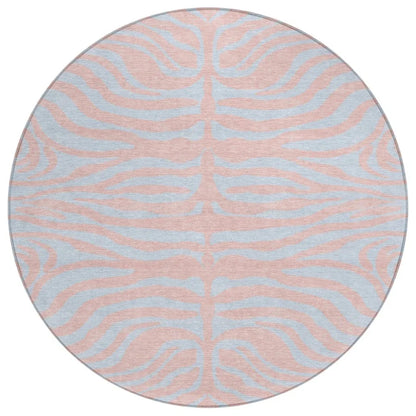 LOOMLAN Rugs Fernelle Pink Washable Indoor-Outdoor Rug