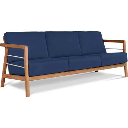 Aalto 86-inch Teak Deep Outdoor Couch with Sunbrella Cu -- view 16