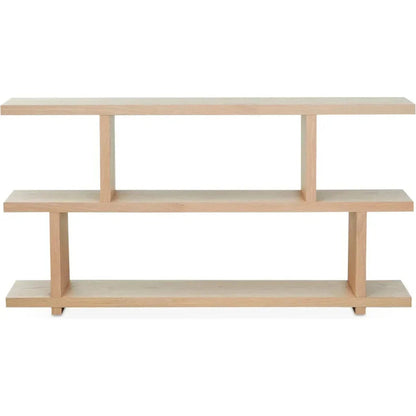 Miri Light Brown Wood Etagere -- view 2