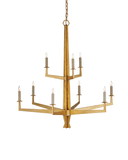 38 in. Goldfinch Iron Gold Chandelier