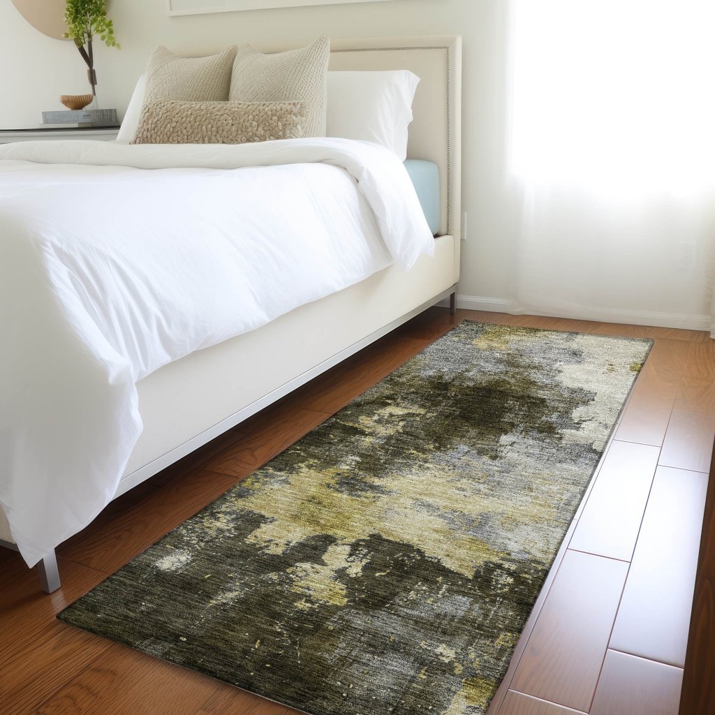 LOOMLAN Rugs Fibra Brown Washable Indoor-Outdoor Rug