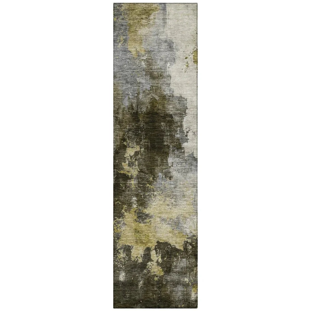 LOOMLAN Rugs Fibra Brown Washable Indoor-Outdoor Rug