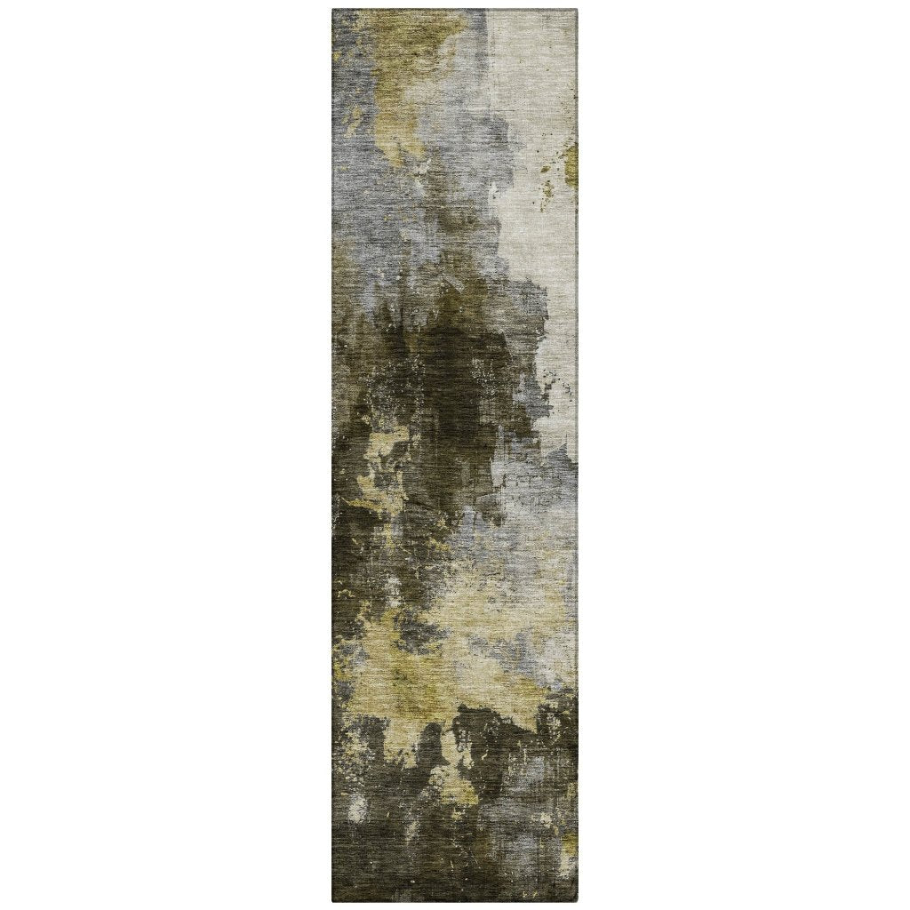 LOOMLAN Rugs Fibra Brown Washable Indoor-Outdoor Rug