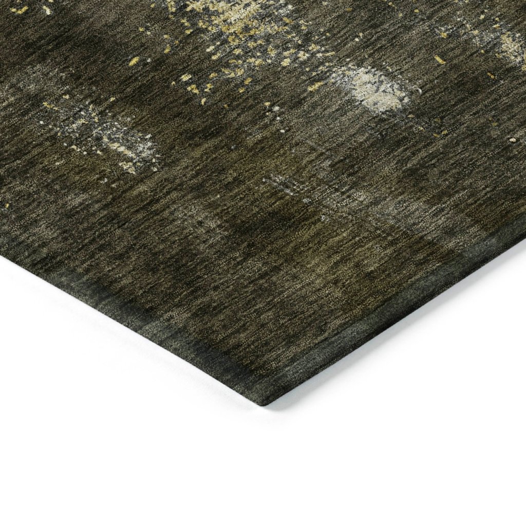 LOOMLAN Rugs Fibra Brown Washable Indoor-Outdoor Rug