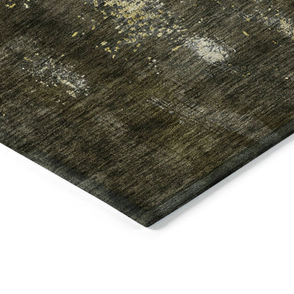 LOOMLAN Rugs Fibra Brown Washable Indoor-Outdoor Rug