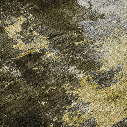 LOOMLAN Rugs Fibra Brown Washable Indoor-Outdoor Rug