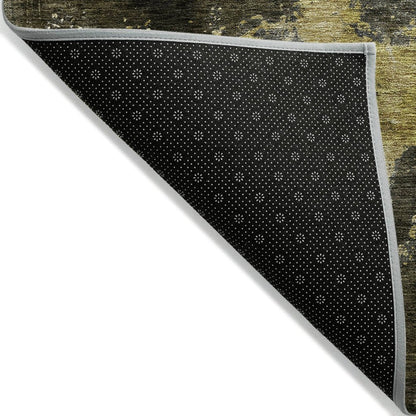 LOOMLAN Rugs Fibra Brown Washable Indoor-Outdoor Rug