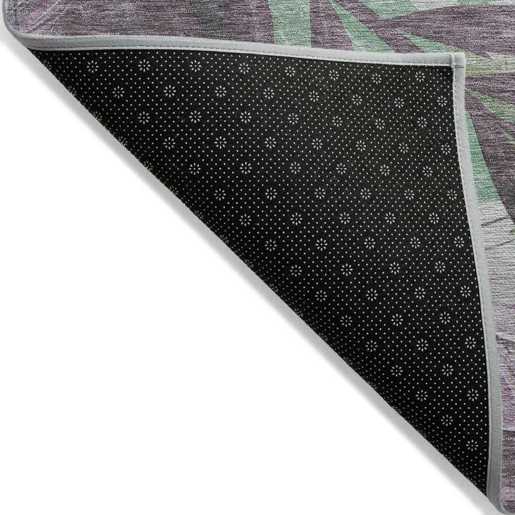 LOOMLAN Rugs Filone Purple Washable Indoor-Outdoor Rug