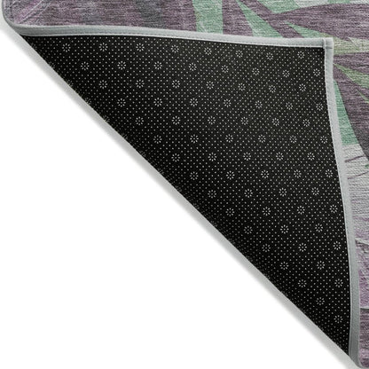 LOOMLAN Rugs Filone Purple Washable Indoor-Outdoor Rug