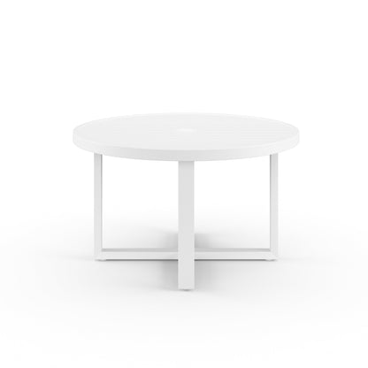 Newport Aluminum Made Round Outdoor Dining Table