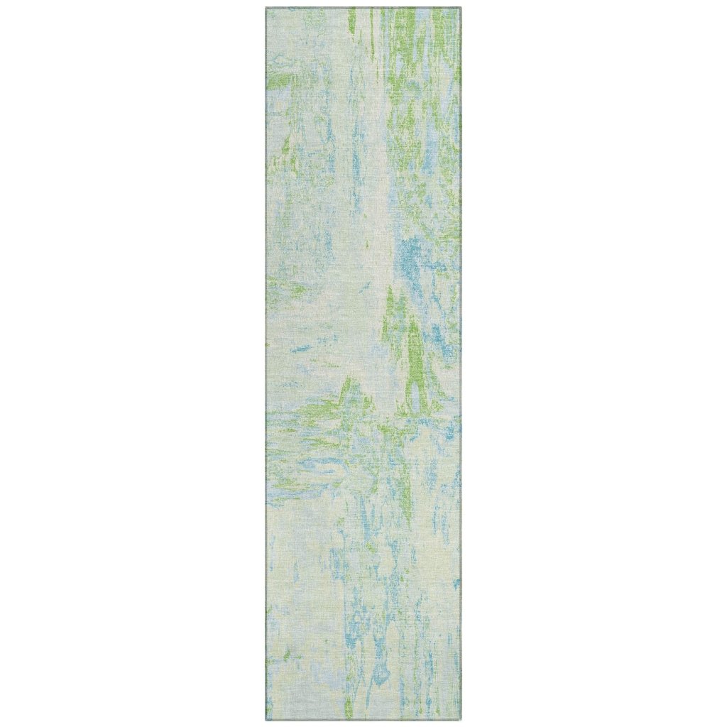 LOOMLAN Rugs Floraé Green Washable Indoor-Outdoor Rug