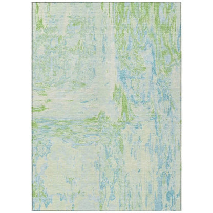 LOOMLAN Rugs Floraé Green Washable Indoor-Outdoor Rug