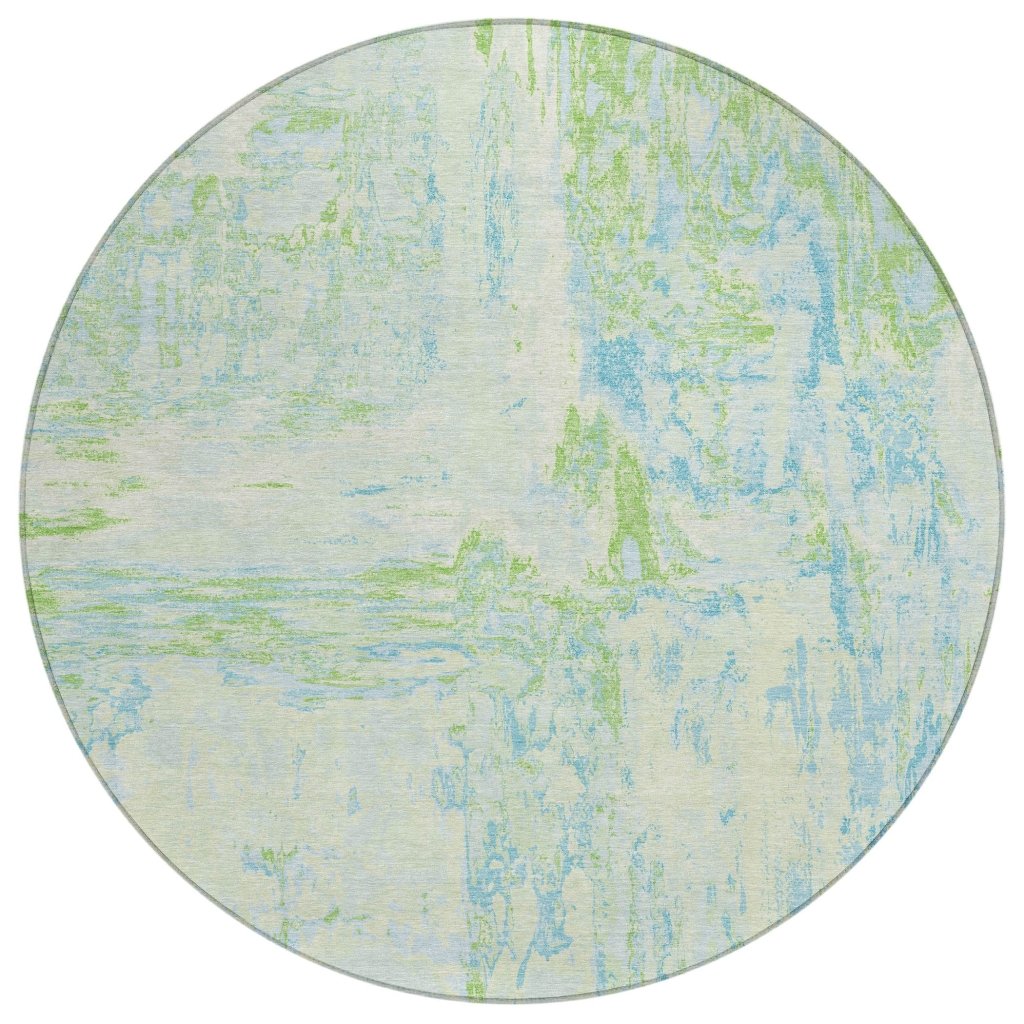 LOOMLAN Rugs Floraé Green Washable Indoor-Outdoor Rug