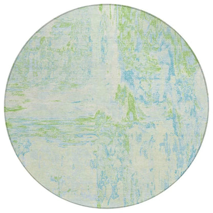 LOOMLAN Rugs Floraé Green Washable Indoor-Outdoor Rug