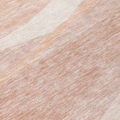 LOOMLAN Rugs Florence Orange Washable Indoor-Outdoor Rug