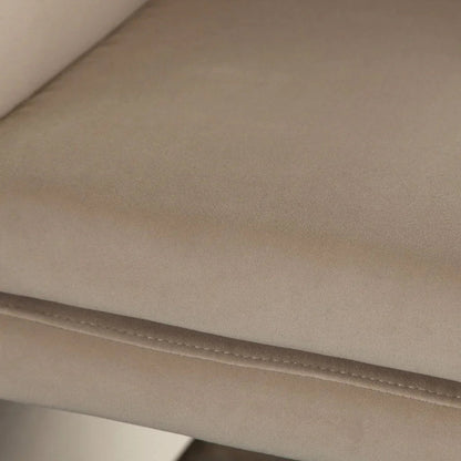 Flynn Light Camel Performance Velvet Dining Chair - LOOMLAN - Diamond Sofa - Dining Chairs