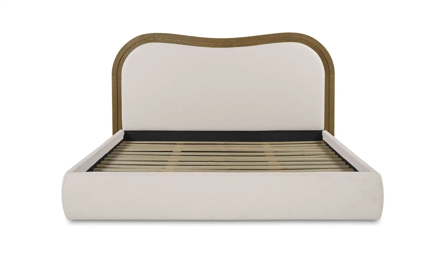 Camilla Fabric Wave Design Bed