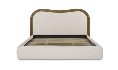 Camilla Fabric Wave Design Bed
