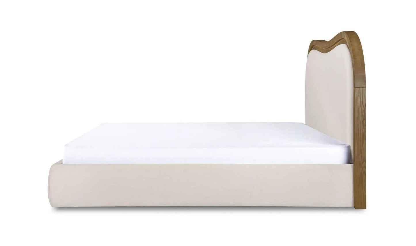 Camilla Fabric Wave Design Bed