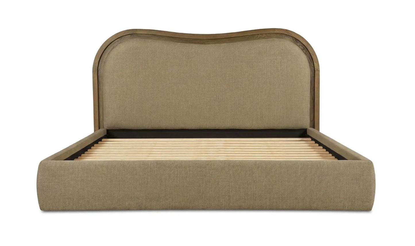 Camilla Fabric Wave Design Bed