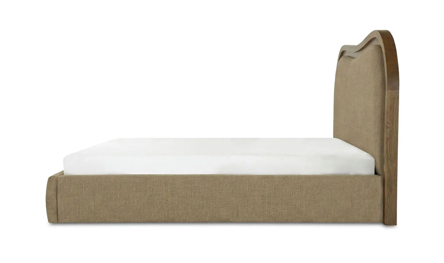 Camilla Fabric Wave Design Bed