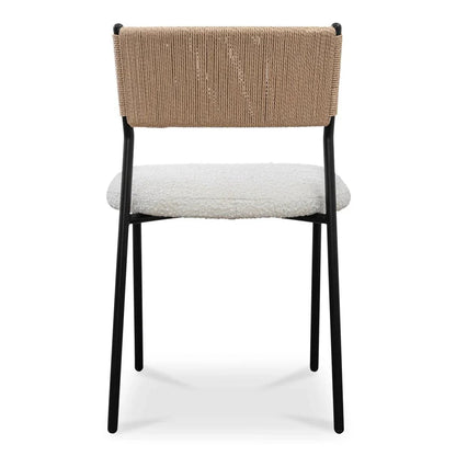 Foley Modern White Dining Chair (Set Of 2) - LOOMLAN - Moe's Home - Dining Chairs