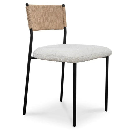 Foley Modern White Dining Chair (Set Of 2) - LOOMLAN - Moe's Home - Dining Chairs