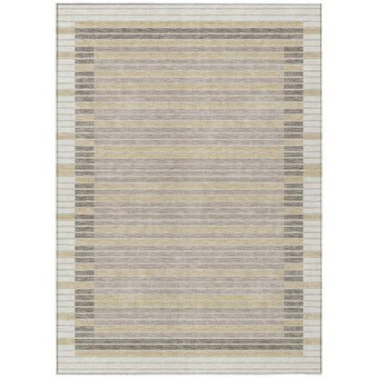 LOOMLAN Rugs Formelle Ivory Washable Indoor-Outdoor Rug