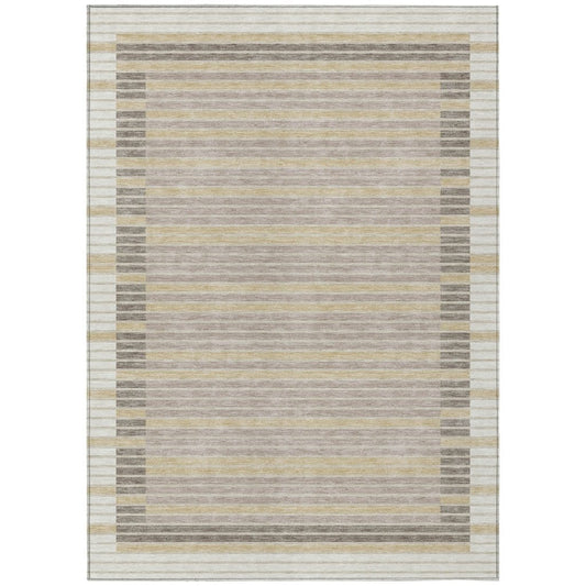 LOOMLAN Rugs Formelle Ivory Washable Indoor-Outdoor Rug