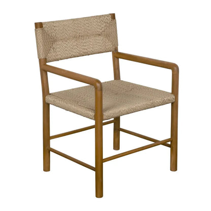 Noir Franco Teak Wood Arm Chair