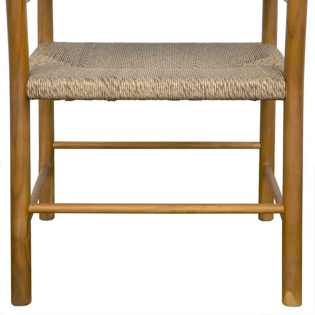 Noir Franco Teak Wood Arm Chair