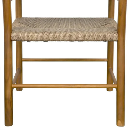 Noir Franco Teak Wood Arm Chair