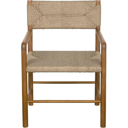 Noir Franco Teak Wood Arm Chair