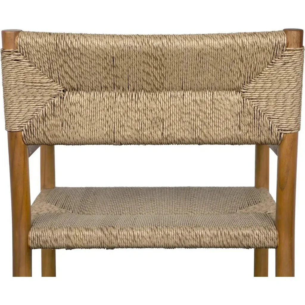 Noir Franco Teak Wood Arm Chair
