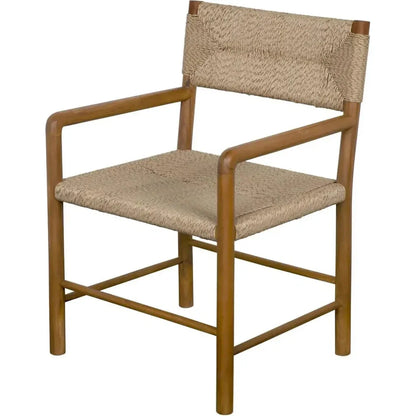 Noir Franco Teak Wood Arm Chair