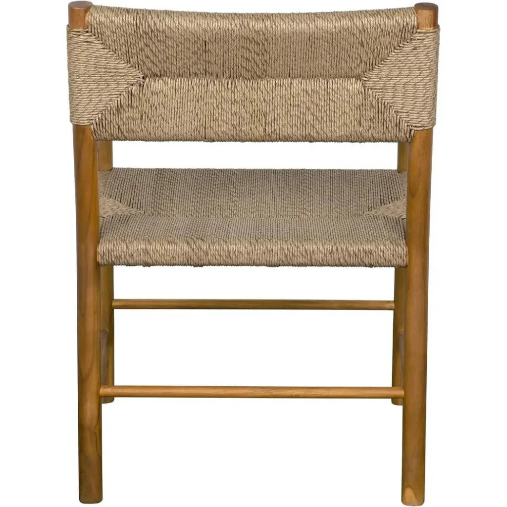 Noir Franco Teak Wood Arm Chair