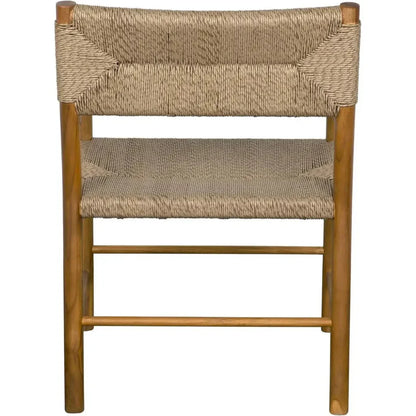 Noir Franco Teak Wood Arm Chair