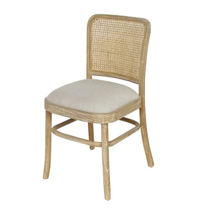 Francois Solid Wood Framed Dining Chair - LOOMLAN - Artesia - Dining Chairs