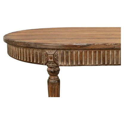 French Antique Reproduction Dining Table - LOOMLAN - Sarreid - Dining Tables