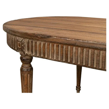 French Antique Reproduction Dining Table - LOOMLAN - Sarreid - Dining Tables