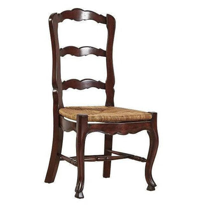 French Ladderback Armless Chair (Set Of 2) - LOOMLAN - Furniture Classics - Dining Chairs