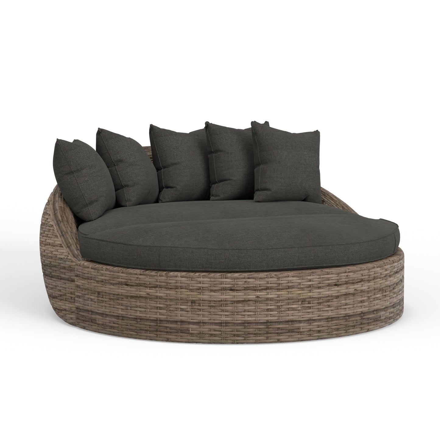 Havana Sunbrella Upholstered Round Outdoor Daybed