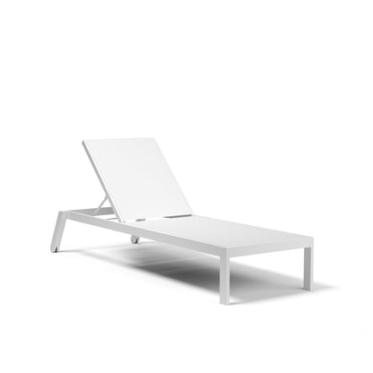 Naples Aluminum Made Stackable Outdoor Chaise Lounge